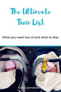 Are you a twin mom to be? Feeling a bit lost one what you actually need two of and what you can skip? I have the ultimate list of what you need, and it is all on a budget.