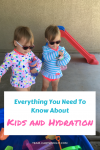 Kid Hydration Tips. Everything you need to know about how much water babies through kids need, tips to help them drink enough, and signs of dehydration. #babyhydration #waterforbabies #kidhydration #dehydrationsigns #waterhacks #babysafety #kidsafety Team-Cartwright.com