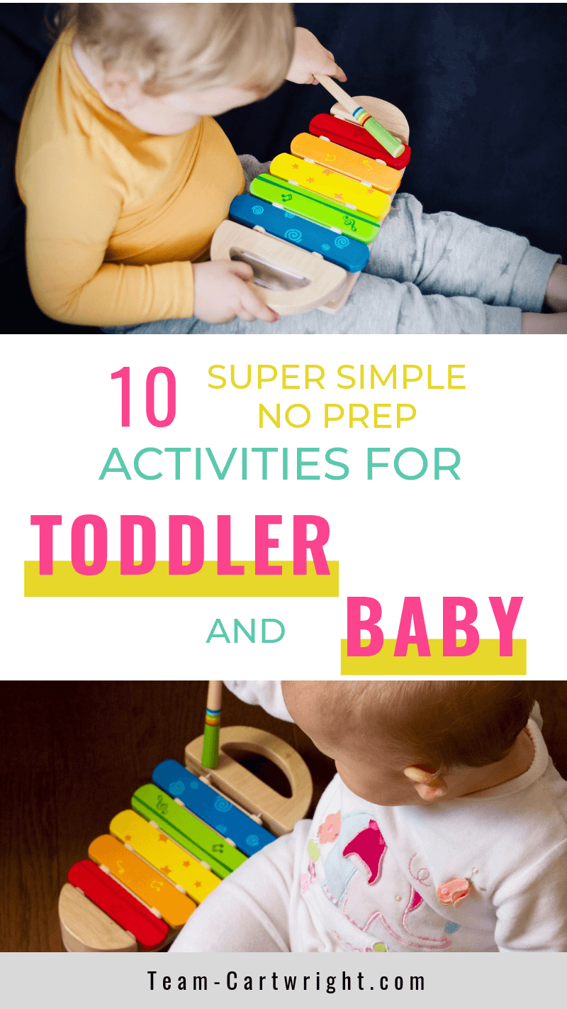 10 Ways For New Baby And Toddler To Play