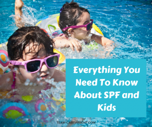 Everything you need to know about SPF and kids. #SPF #Sunscreen #kids #summer Team-Cartwright.com