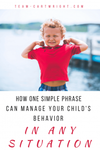Use one simple phrase to remind your child of proper behavior in any situation. Listening ears, gentle hands, obedient feet. That's all it takes. #toddler #preschooler #discipline #behavior #management Team-Cartwright.com