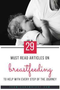 Breastfeeding can be beautiful but it can be tough too. Here is a resource with information to help you with every step of the journey. #breastfeeding #tips #pumping #mastitis #newborn #baby #twins #supply #schedule #latch #formula Team-Cartwright.com