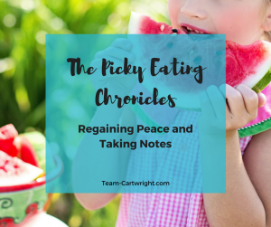 How to end picky eating and get peace at the table again. Taking notes on your child's eating to find the good habits to build on.