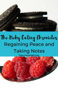 How to battle picky eating by finding peace at the table and taking note of current habits.