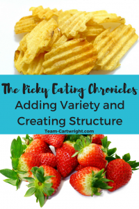 Solving Picky Eating in toddlers and preschoolers by adding variety and creating structure.