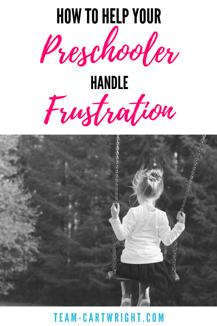 Is your preschooler struggling with frustration? This can be a tough time for children! They are learning and expectations on them are growing. And all the feelings. Here are 3 big ways to help your preschooler or toddler handle frustration in a positive manner. #Frustration #Preschool #toddler #EmotionalDevelopment #HandlingFeelings #Anger #PositiveParenting #PreschoolTips #ChildBehavior #Discipline Team-Cartwright.com