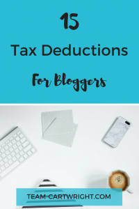 Are you a blogger trying to figure out this whole tax thing? Are you wondering how to help run your blog like a small business? I have 15 tax deductions for bloggers to help you out.