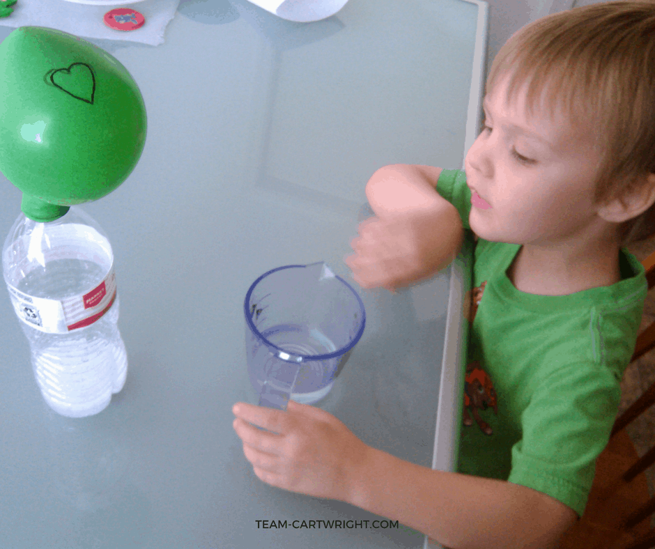 Easy Preschool Science: Make the Grinch's Heart Grow Three Sizes!