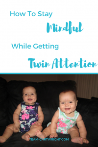 Twins get a lot of attention, and that can be tough. Here is how to stay mindful while getting twin attention. #Twins