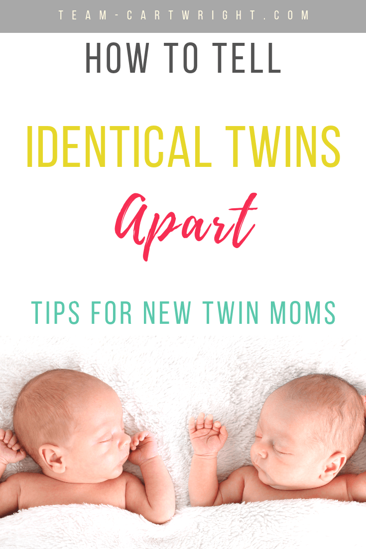 How To Tell Identical Twins Apart with pictures of twin babies