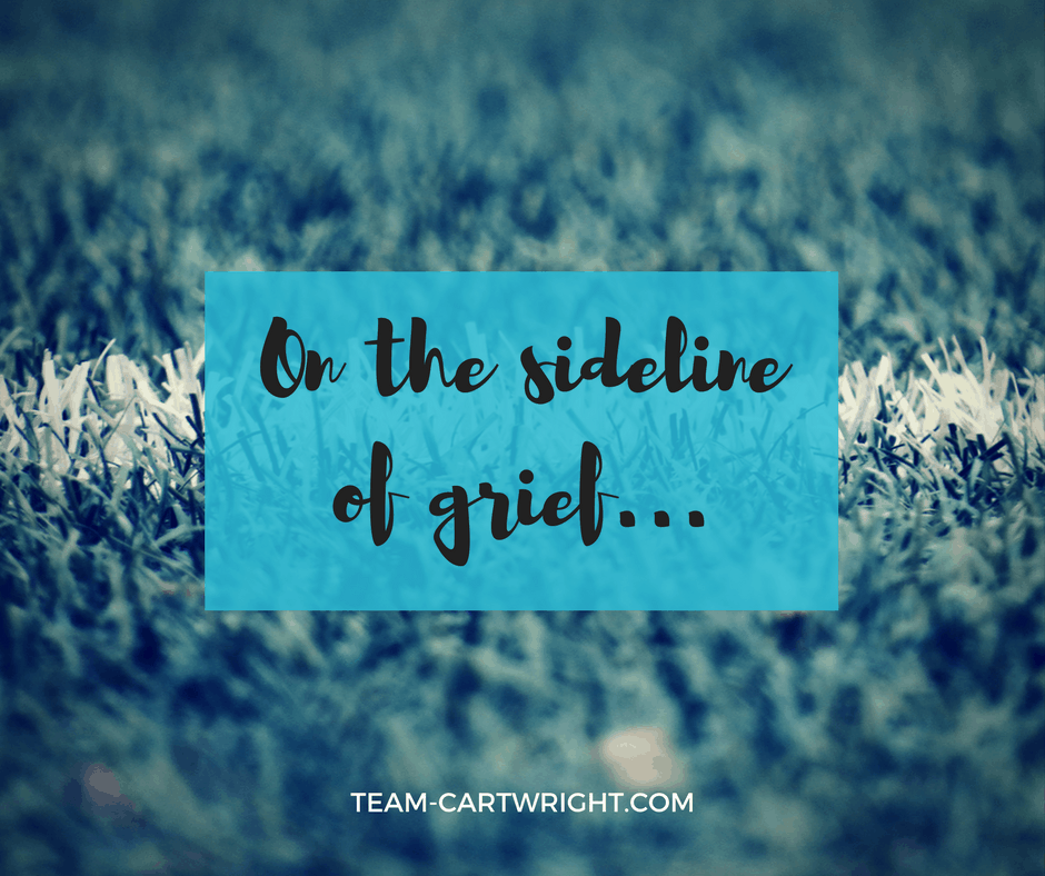 It is so hard to see our friends and loved ones go through tough times. How do you deal when you are on the sideline of grief?