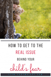 How to get to the real issue behind your child's fear. Is your child really afraid? Or is it a sign of something else. Get to the root of fake fears and solve the real problem. #kids #fear #nightmare #development #psychological Team-Cartwright.com