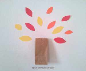 Thankful Trees: An easy and fun way to teach your children about gratitude. This is a great Thanksgiving tradition to keep going the whole month. #thankful #thankfultree #gratitude #teachinggratitude #kids #toddlers #preschoolers #thanksgiving #thanksgivingtradition Team-Cartwright.com
