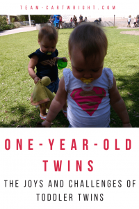What life with one-year-old twins is really like. The highs, the lows, the fun, and the challenges. #toddler #twins #toddlertwins #oneyearold #oneyearoldtwins Team-Cartwright.com