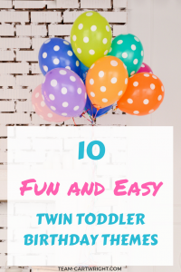 Looking for a theme for your twin toddler’s birthday party? The best themes are easy, flexible, and most importantly focus on the kids! Here are 10 fun and easy themes that can be customized to your children. Twin Toddler | Toddler Birthday Theme |Twin Birthday Theme |Birthday Party #twins #toddler #birthday #party #theme Team-Cartwright.com