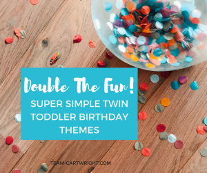 Looking for a theme for your twin toddler’s birthday party? The best themes are easy, flexible, and most importantly focus on the kids! Here are 10 fun and easy themes that can be customized to your children. Twin Toddler | Toddler Birthday Theme |Twin Birthday Theme |Birthday Party #twins #toddler #birthday #party #theme Team-Cartwright.com