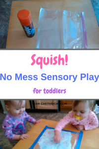 No Mess Sensory Play for Toddlers. Easy science project for kids. Learn about how matter can change. Sensory Play | STEM project | Toddler Activity #sensoryplay #stemproject #science #toddler #preschooler #easyactivity #homeschool Team-Cartwright.com