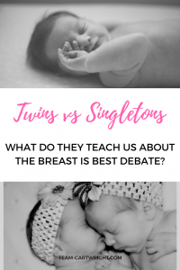 Are you struggling with the breast milk vs formula debate? What is best for babies? Examining the difference between how we treat breastfeeding in twins and singletons can shed some light on the subject. Maybe we can just meet women where they are in their motherhood journey and provide education, support, and a listening ear. Breastfeeding Twins | Formula with Twins | Breast is Best | Fed is Best | Nursing Challenges #breastfeeding #formula #feeding #twins #baby #multiples #FIB Team-Cartwright.com