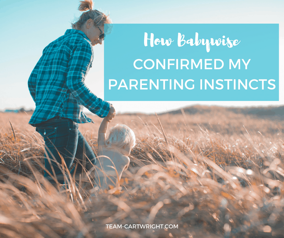 Babywise confirmed my parenting instincts. What do you do if your parenting gut goes against what is trendy? Here is how I overcame that. #babywise #parenting #positiveparenting #motherhood #momlife #motivation #baby #toddler Team-Cartwright.com