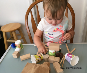 Mystery Tinker Bags for Creative STEM Fun. Create opened imaginative play that encourages critical thinking and problem solving. STEM Kids | Learning Activities | Art Craft | Science Project #STEM #science #toddler #kids #preschooler #easy #DIY #science #art #craft #project Team-Cartwright.com