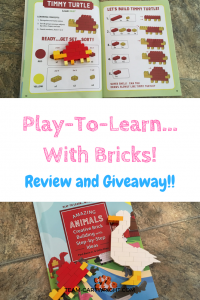 Legos are an amazing STEM toy that can last for years. Learn-To-Play…With Bricks teaches kids of all ages how to make fun shapes and animals. Learn why these are amazing books and how to win one! Learning Activity | Legos | Preschooler Learning | Learn at home #learningactivity #preschool #kids #Lego #STEM #toy #review Team-Cartwright.com