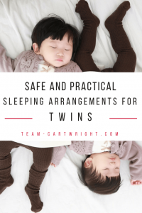 Safe and practical twin sleeping arrangements. The best bassinets and crib set ups for your needs. #twinsleep #twintips #newborntwins #infanttwins #twinnaps #twinbassinet #twinnursery #twincrib #twinmomtip #twinmomhack #twinsafety #sleepsafety Team-Cartwright.com