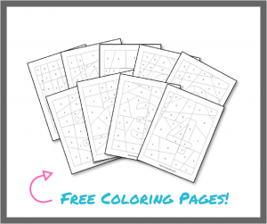 Free coloring worksheets to boost number sense! #free #coloring #printables #toddler #preschool #number #sense #math Team-Cartwright.com