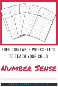 Free coloring worksheets to work on number sense! #coloring #printable #free #toddler #preschool #kids #number #sense #math Team-Cartwright.com
