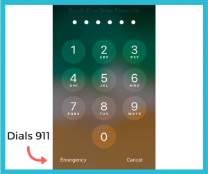 How to call emergency services without unlocking your cell phone. Teach your children how to do this! #safety #911 #emergency #kids #toddler #learning #activity #preschool Team-Cartwright.com