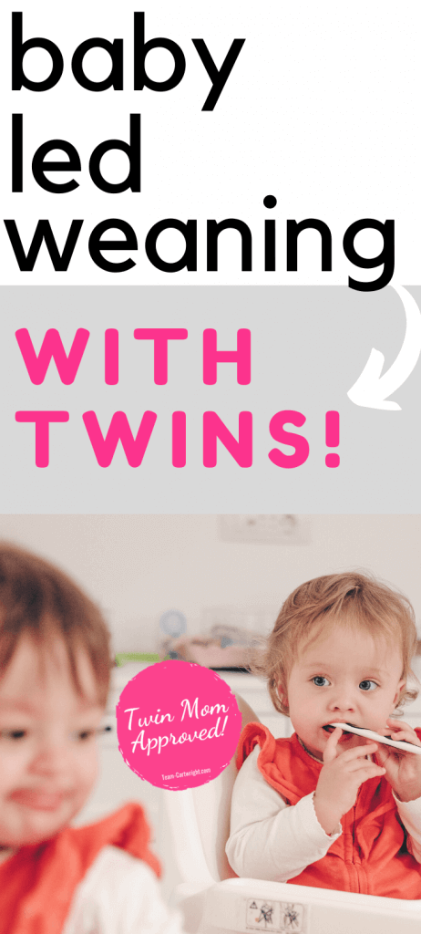 baby led weaning with twins