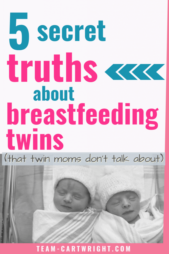 5 secret truths about breastfeeding twins