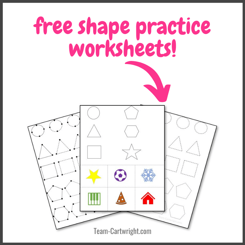 Free Shape Practice Worksheets