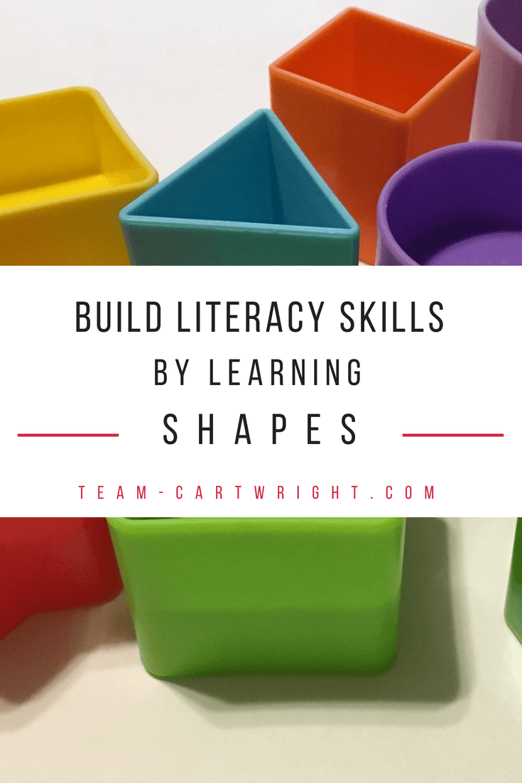 Why leaing shapes is so valuable for toddlers and preschoolers. Shapes are the building blocks for literacy and math skills. Plus get some free printables to help your children lea and have fun! #shapes #leaing #activity #development #toddler #preschooler #free #printable Team-Cartwright.com