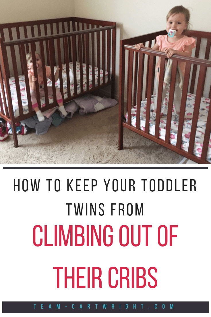 How To Stop Your Toddler From Climbing Out of the Crib (Even Twins!)