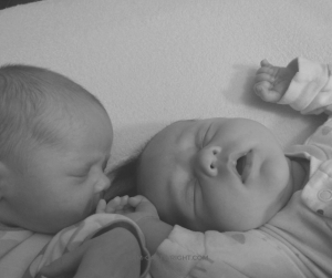 How to do a dream feed with twins. This important feeding time will maximize sleep for your twins and for you. Here is how to make it work with twins. #twins #dream #feed #breastfeeding #bottle #sleep #Babywise Team-Cartwright.com