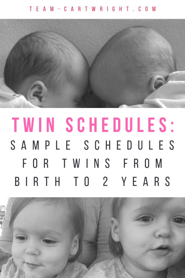 Twin Schedules - Team Cartwright