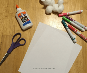 Easy and fun Halloween learning craft for toddlers and preschoolers! Make cute ghosts and practice numbers, letters, and more! Simple, fun, educational, and fast. #learning #craft #activity #Halloween #ghost #kids #numbers #letters #shapes #preschooler #toddler Team-Cartwright.com