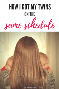 Life with twins is so much easier when those twins are on the same schedule. But how do you make that happen? Here is a step by step guide to getting your twins on the same schedule. #twins #twinschedule #sameschedule #twinsameschedule #twinsleep #breastfeedingtwins #babywise #babywiseschedule #babywisetwins #twintips Team-Cartwright.com