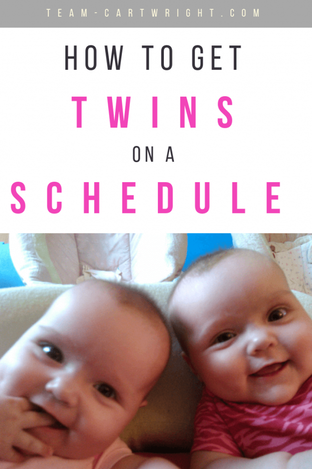 How To Get Twins on a Schedule Team Cartwright