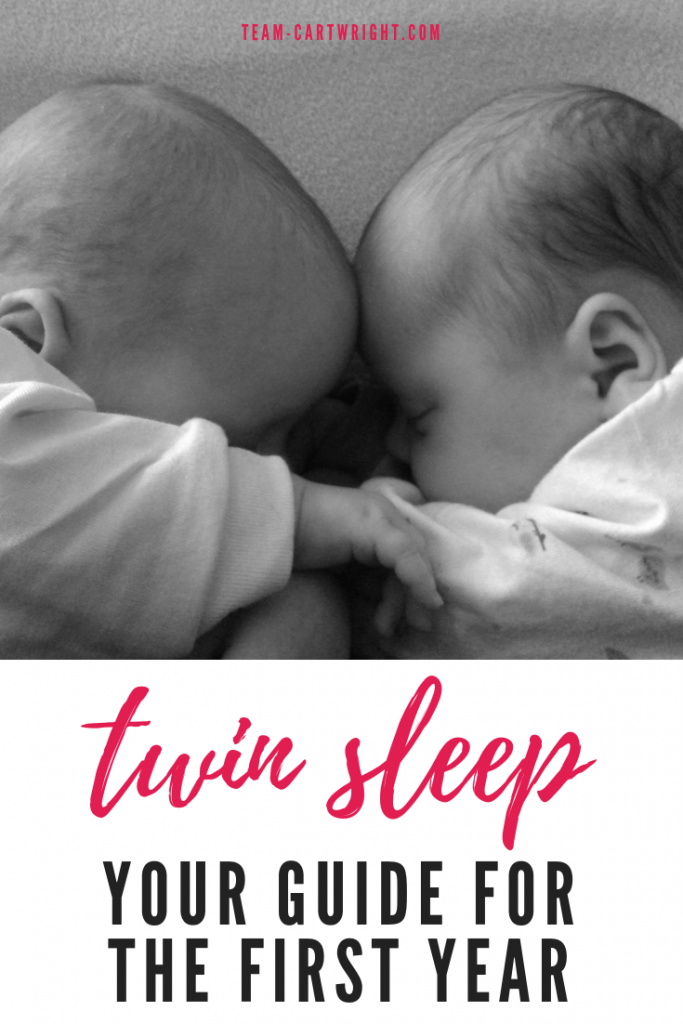 Twin Sleep: Your guide for the first year. Everything you need to know about getting your twins to sleep. Twin beds, twin cribs, naps, nighttime sleep, safety. Help from a real twin mom. #twins #baby #naps #sleep #eatplaysleep #twinnap #twinsleep #twincribs #safesleep Team-Cartwright.com