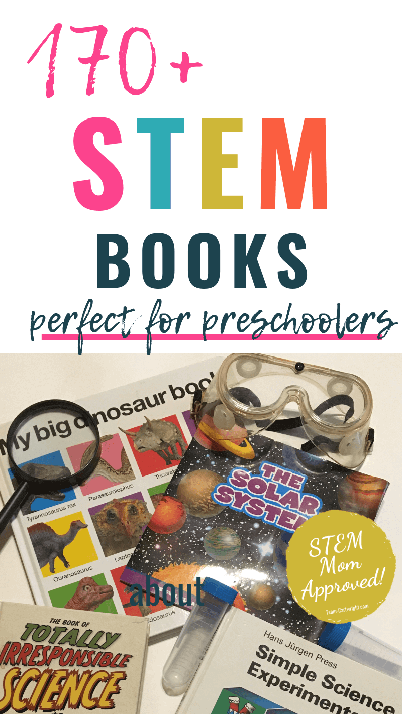 170+ STEM Books perfect for preschoolers with picture of STEM books