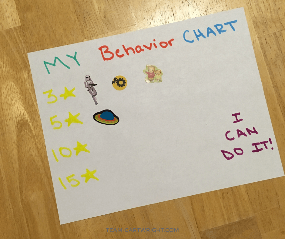 kindergarten behavior chart