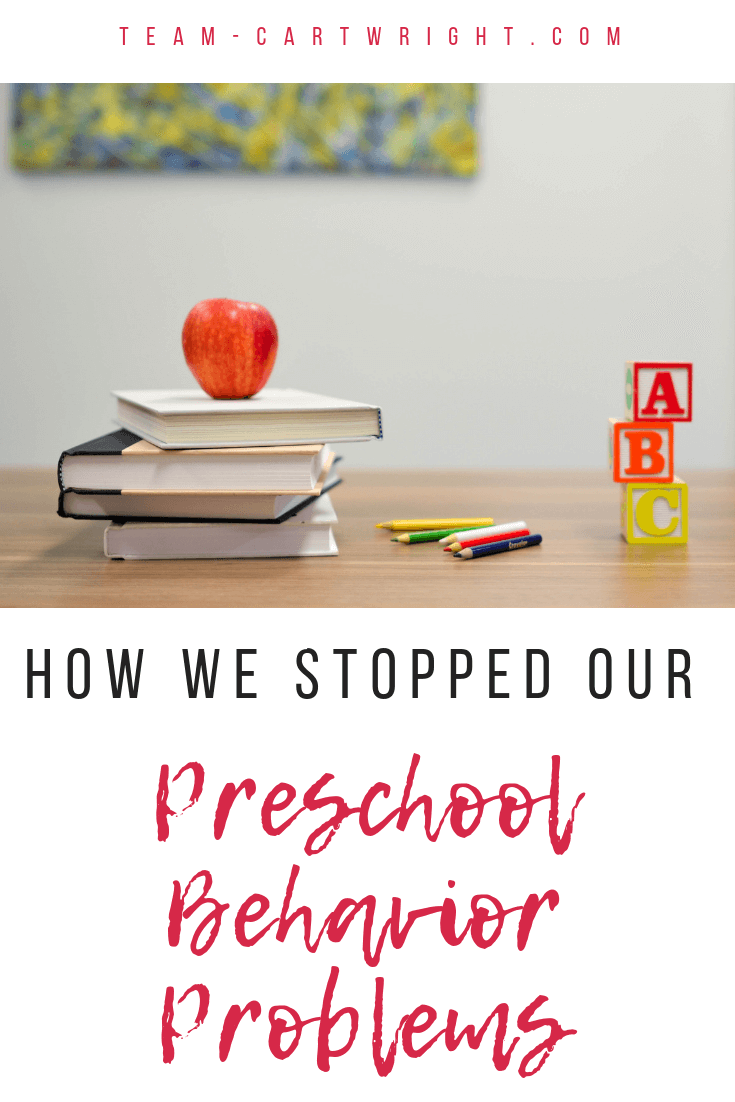 If your child is getting into trouble in preschool, it does not mean they are a bad kid. Help them take back ownership of their behavior and end disruptions with this simple behavior chart. A reward chart that works and ends the cycle of yelling. #Preschool #PreschoolDisruptions #PreschoolBehavior #BehaviorManagement #Timeouts #Discipline #RewardChart #BehaviorChart #PositiveParenting Team-Cartwright.com