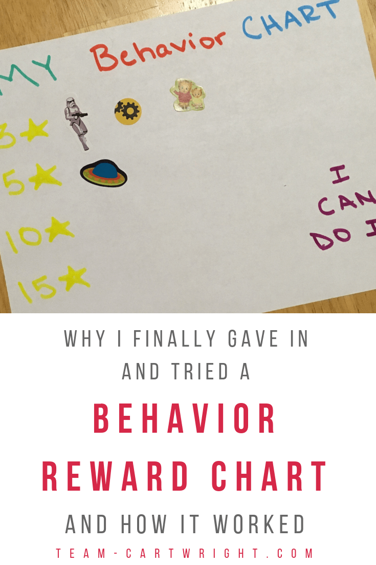 Learn how we handled preschool behavior problems. Timeouts didn't work, punishment didn't work. But we were finally able to manage disruptive behavior with a simple sticker chart. (And I hate sticker charts!) Get the simple preschool behavior solution that worked for us. #PreschoolBehavior #BehaviorManagement #PreschoolDisruptions #Timeouts #Discipline #RewardChart #StickerChart #PositiveParenting Team-Cartwright.com