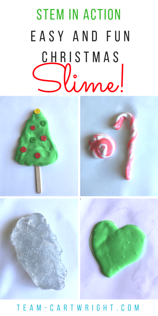 Christmas Slime For Kids! Holiday Sensory STEM - Team Cartwright