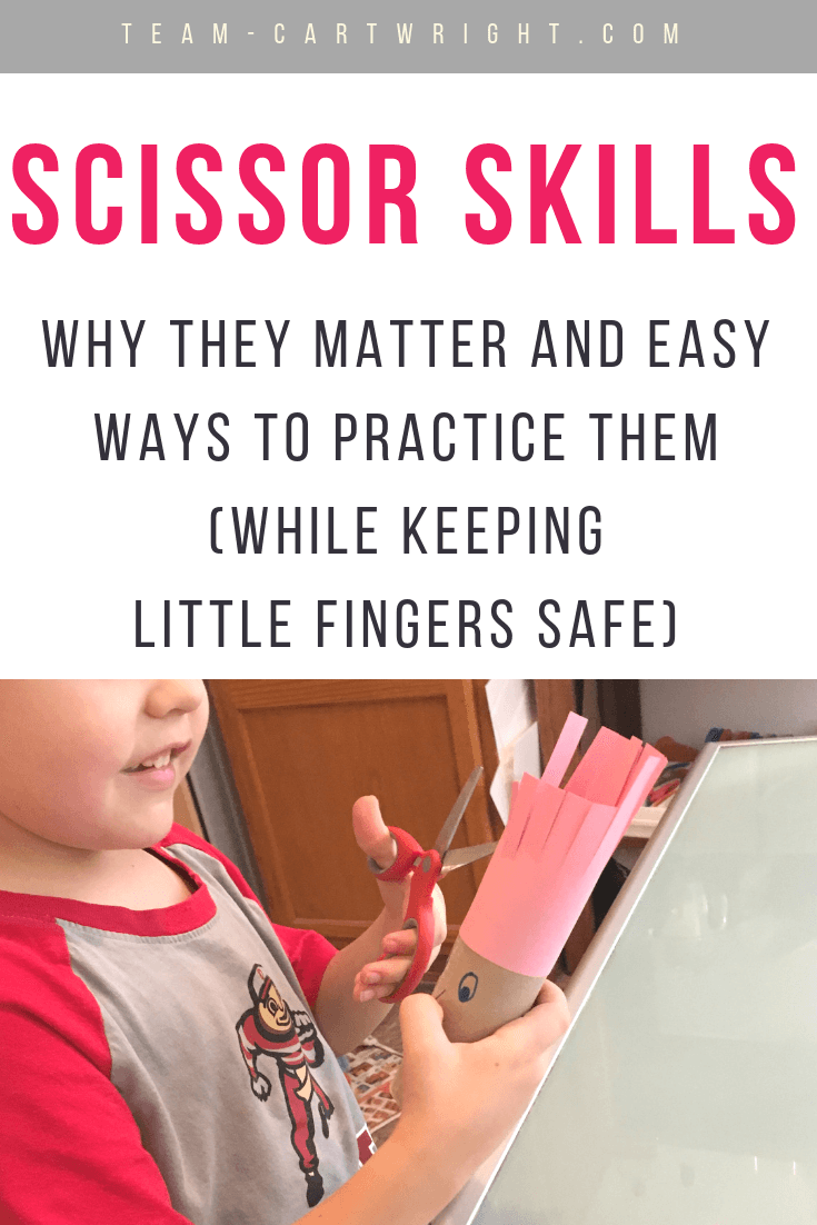 Teach Scissor Skills by Cutting Play-Doh - Teaching Littles