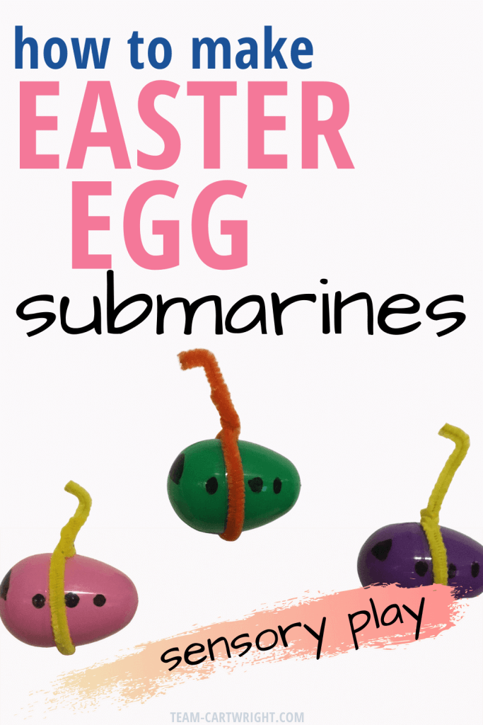 how to make Easter Egg Submarines