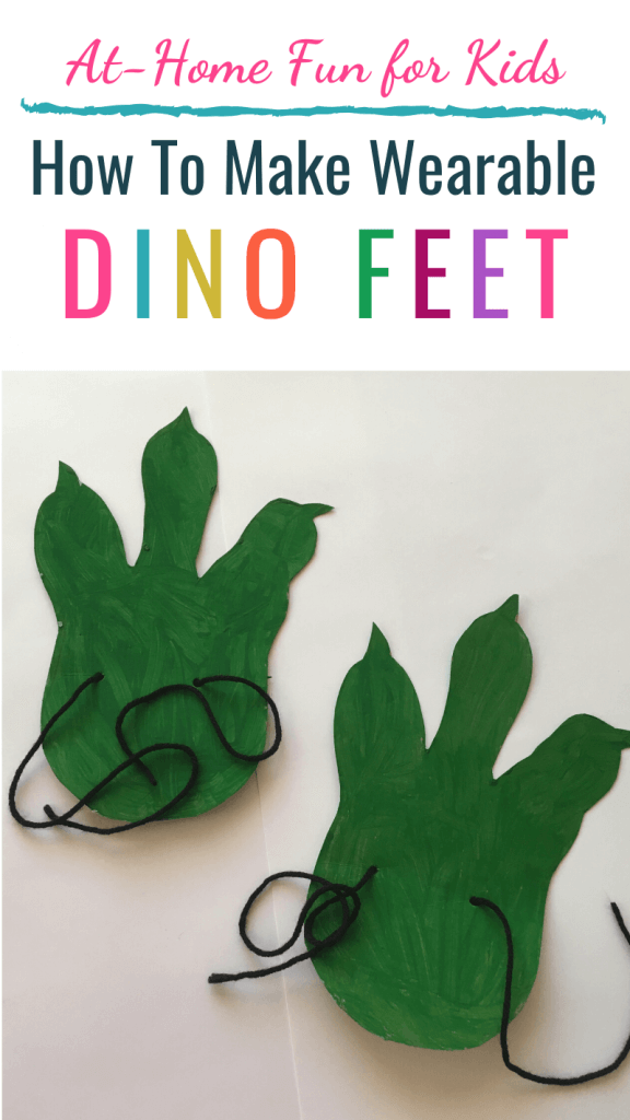 How To Make Wearable Dino Feet: At Home Fun for Kids