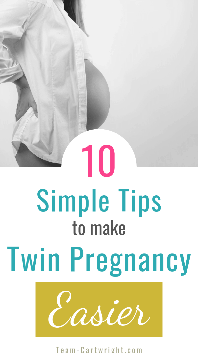 10 Simple Twin Pregnancy Tips to Make Being Pregnant Easier with picture of pregnant belly