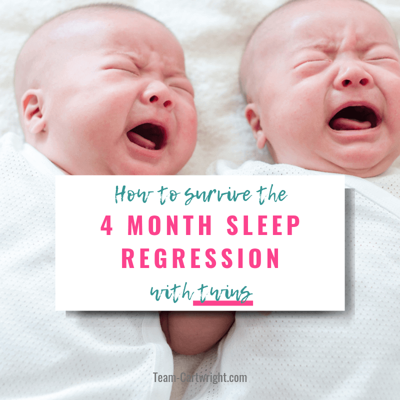 How to survive the 4 month sleep regression with twins
